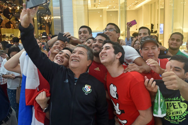 Hernan Dario Gomez Jarillo Trainer Panama. Copyright: AFP.