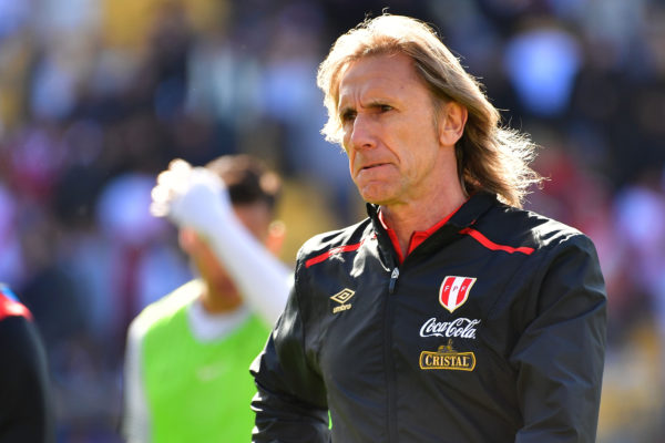 Perus Trainer Ricardo Gareca. Copyright: AFP.