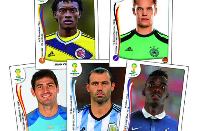 Das Panini Heft zur Fußball WM 2014