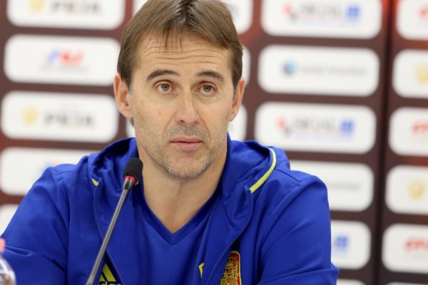 Spaniens Nationaltrainer Julen Lopetegui. Copyright: AFP.
