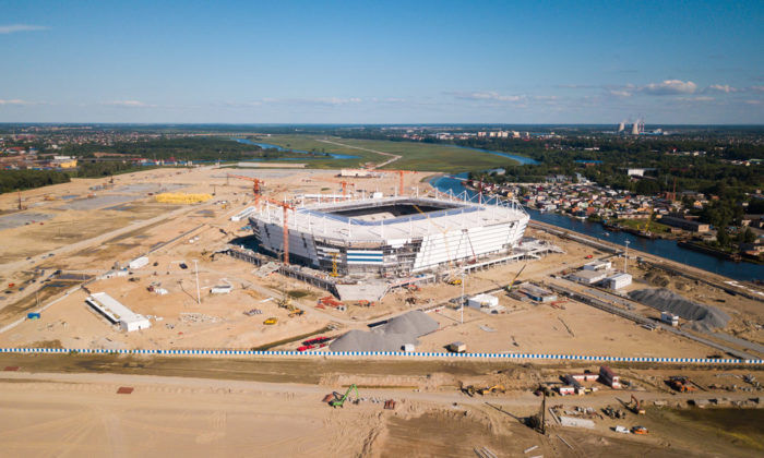 Das neue erbaute Kaliningrad-Stadion (Foto Shutterstock)