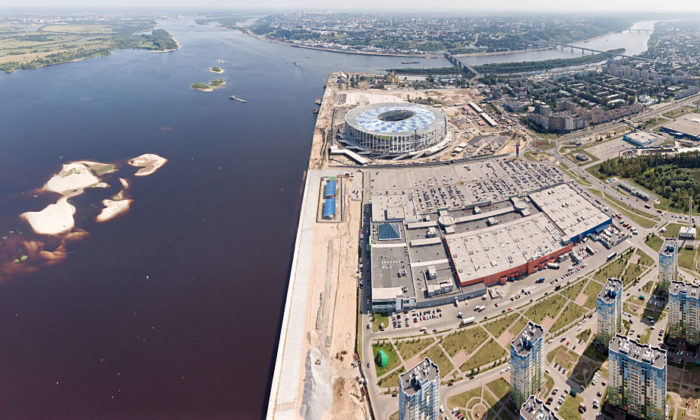 Das Nischni-Nowgorod-Stadion (Foto shutterstock=)