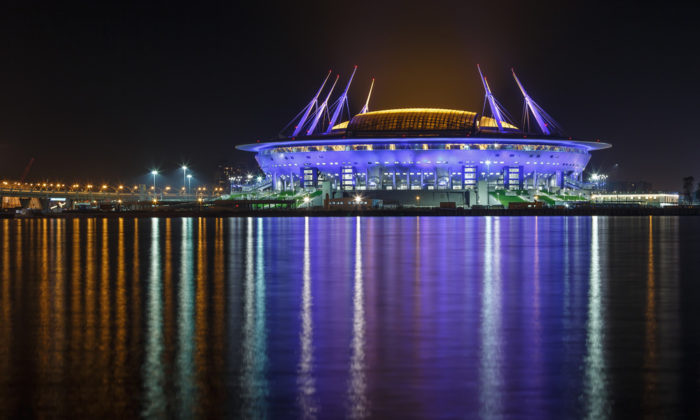 Das teuerster Stadion in Russland: Die St. Petersburg Arena (Foto shutterstock)