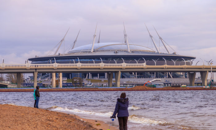 Das teuerster Stadion in Russland: Die St. Petersburg Arena (Foto shutterstock)