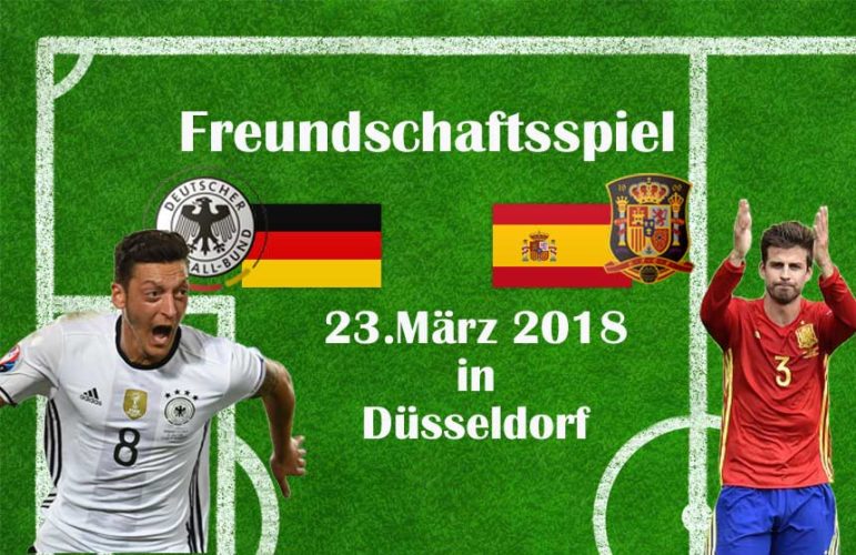 Länderspiel Deutschland gegen Spanien 2018