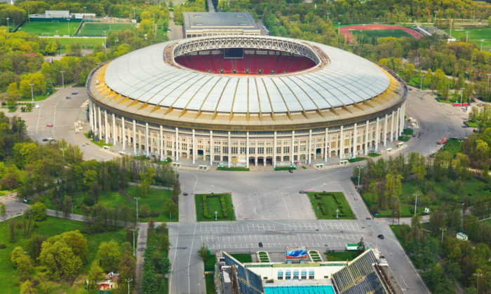 Das Luschniki Olympia Stadion in Moskau (Foto Shutterstock)