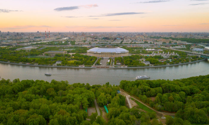 Das Luschniki Olympia Stadion in Moskau (Foto Shutterstock)
