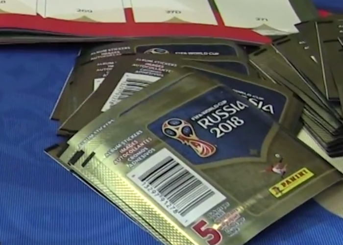 Das neue Panini Sammelalbum zur WM 2018 vorgestellt.