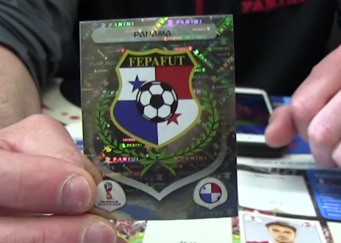 Das neue Panini Sammelalbum zur WM 2018 vorgestellt.