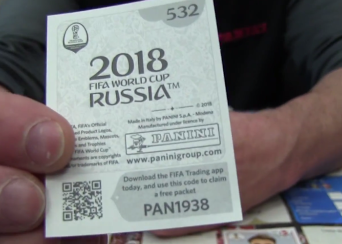 Das neue Panini Sammelalbum zur WM 2018 vorgestellt.