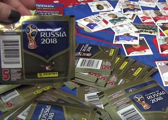 Das neue Panini Heft zur WM 2018 vorgestellt.