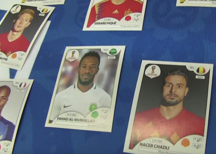 Das neue Panini Sammelalbum zur WM 2018 vorgestellt.