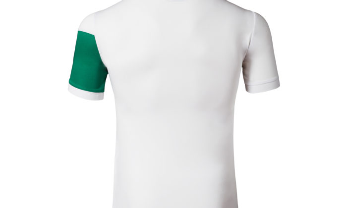 Der Rücken des 2017er WM Trikots. Ein schönes Detail ist die Landesfahne auf dem Nacken.