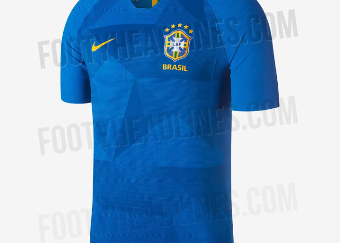 Das neue Brasilien Away Trikot 2018. Photo: Footyheadlines.