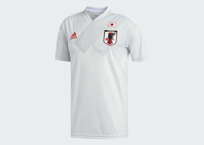Japans neues Auswärtstrikot 2018 von Adidas. Photo: Adidas