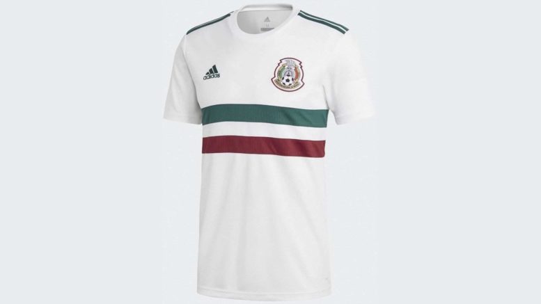 Das neue Auswärtstrikot von Mexiko. Photo: Adidas.