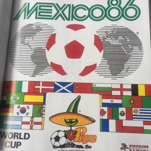 Das Panini Heft der Fußball WM 1986