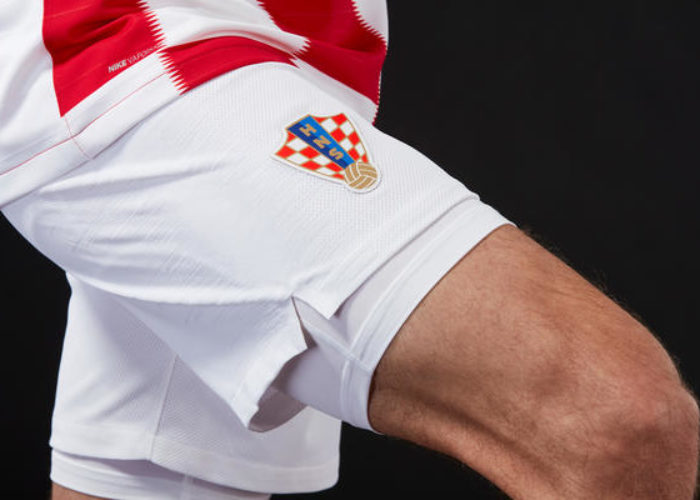 Die Hosen des neuen Kroatien Heimtrikots. Photo: Nike.