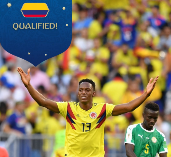 Kolumbien hat sich mit einem 1:0 gegen den Senegal am letzten Gruppenspieltag qualifiziert.