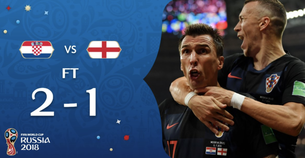 Kroatien steht im WM-Finale 2018!